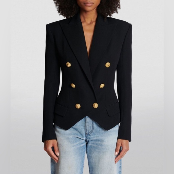 Balmain Jackets & Blazers - Balmain Double Breasted Wool Jacket, Size 46